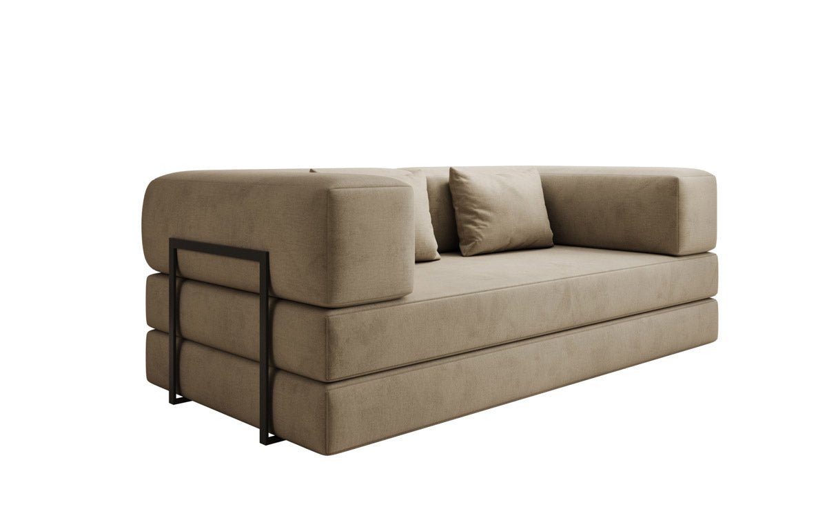 Designer Sofa Lazy 3-Seater in Velvet