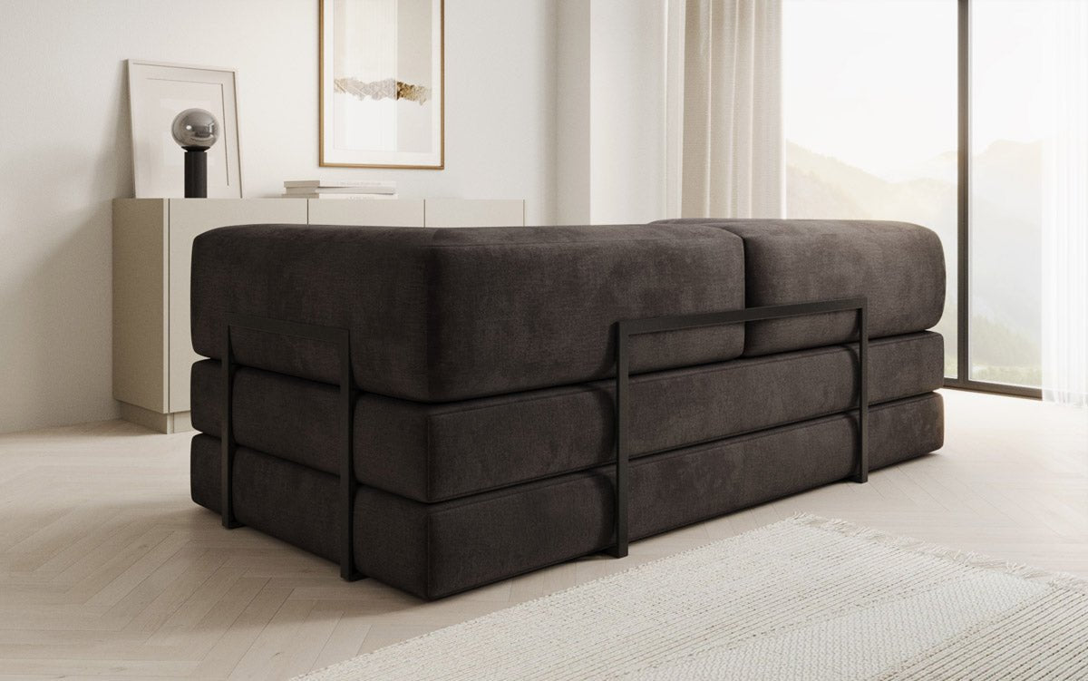 Designer Sofa Lazy 3-Seater in Velvet
