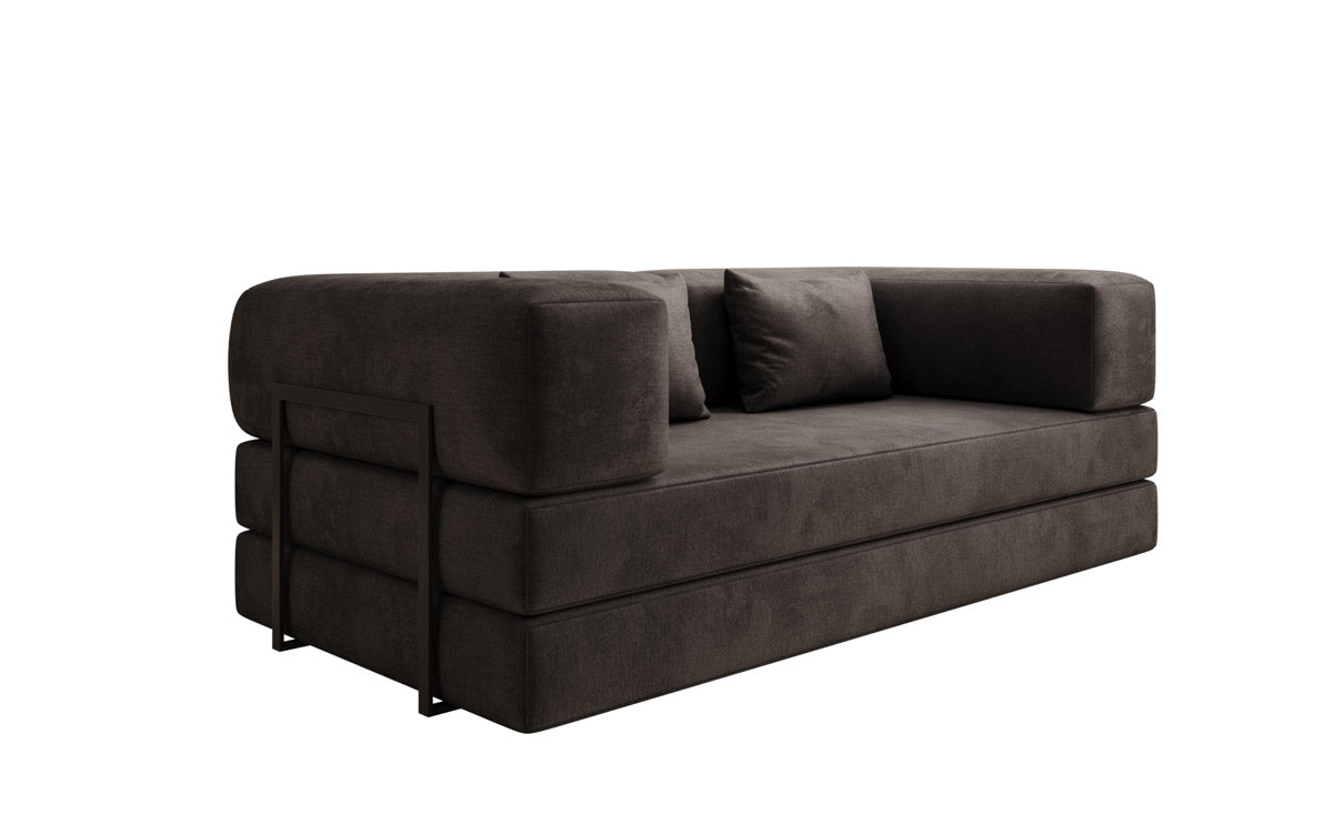 Designer Sofa Lazy 3-Seater in Velvet