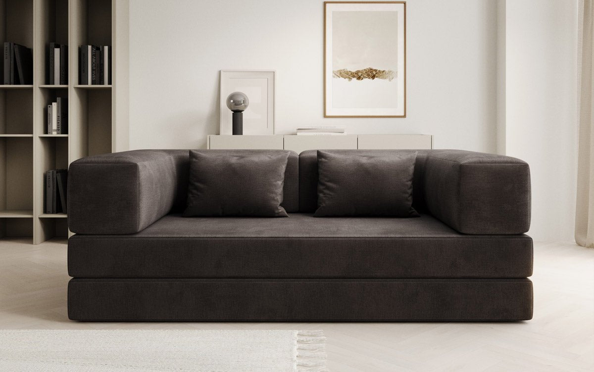 Designer Sofa Lazy 3-Seater in Velvet