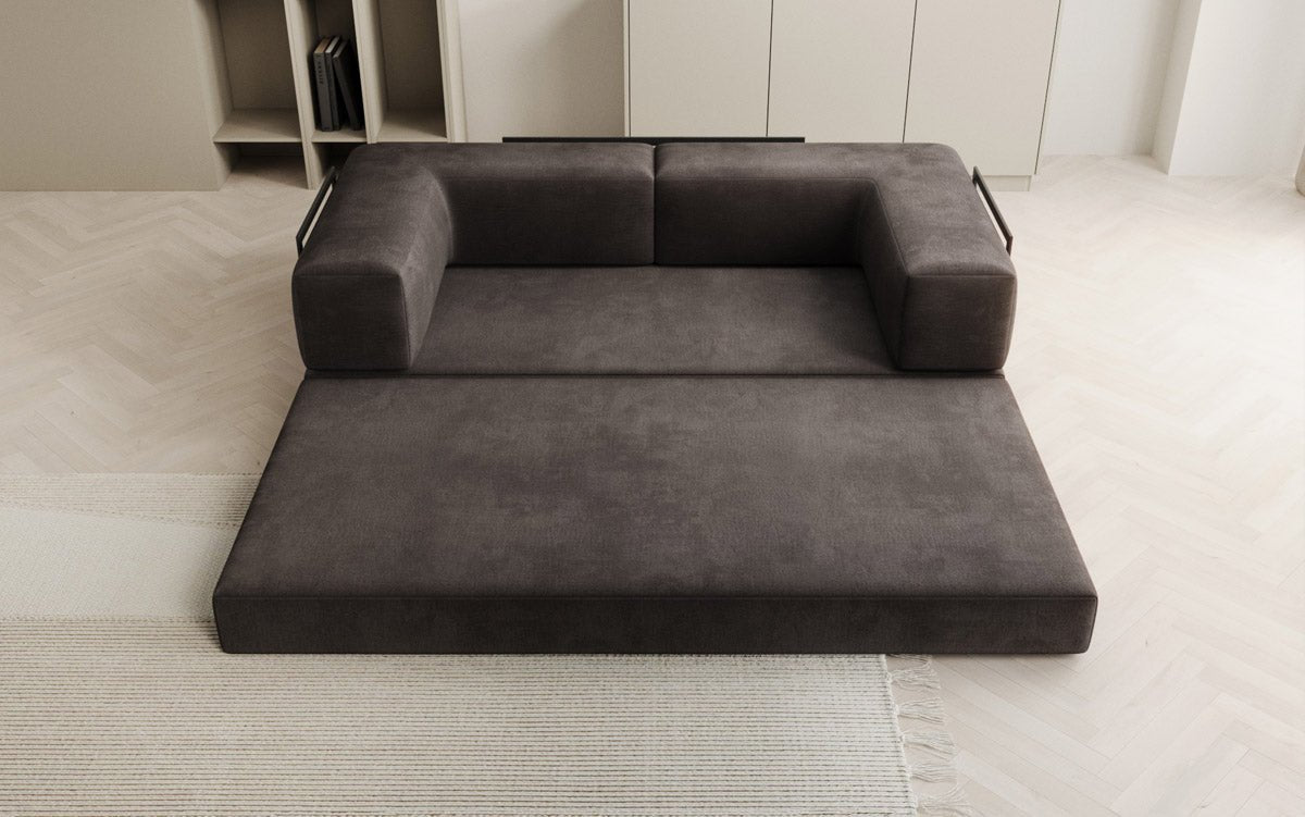 Designer Sofa Lazy 3-Seater in Velvet