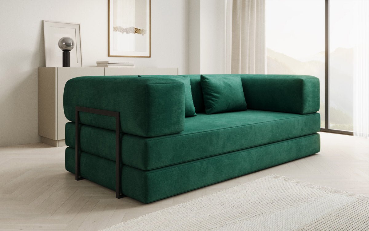 Designer Sofa Lazy 3-Seater in Velvet