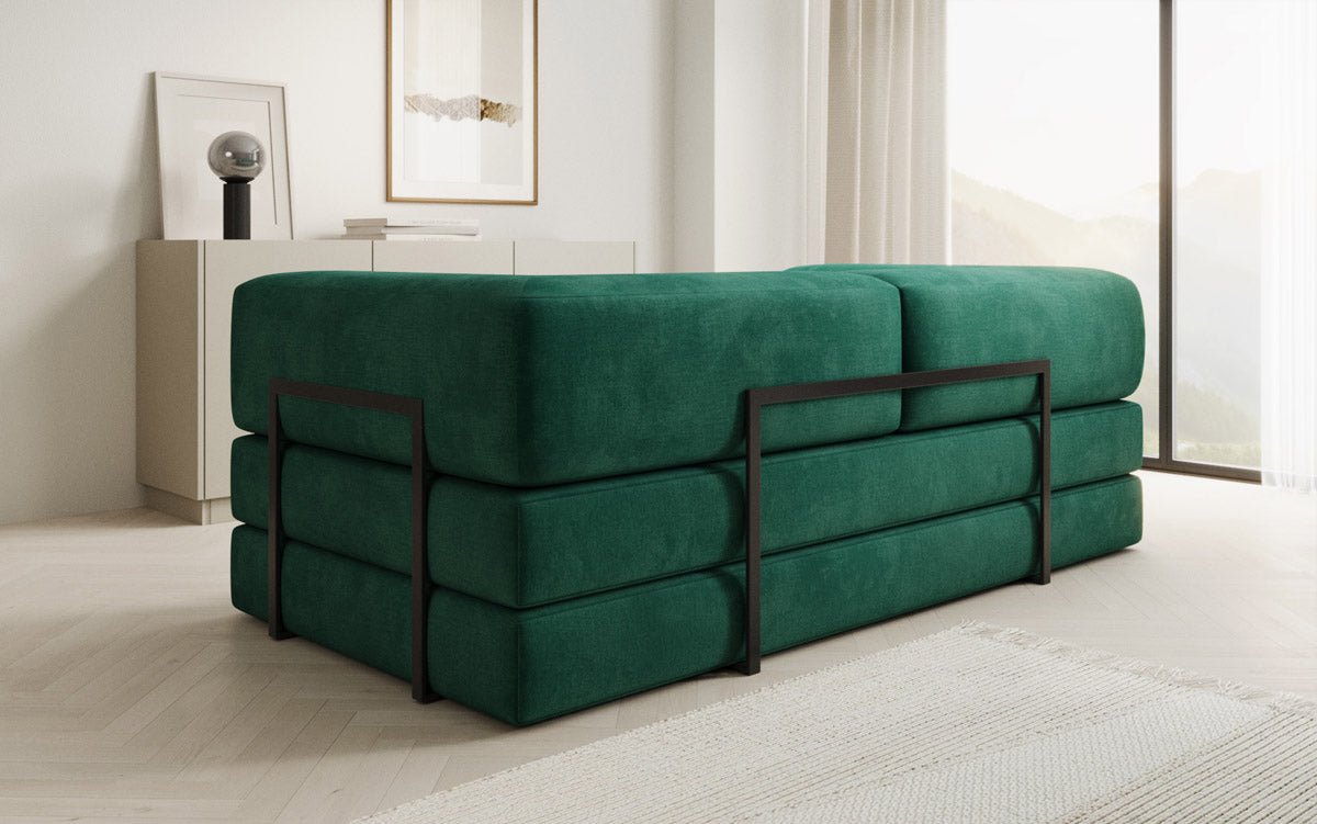 Designer Sofa Lazy 3-Seater in Velvet
