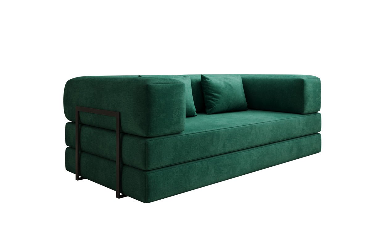 Designer Sofa Lazy 3-Seater in Velvet
