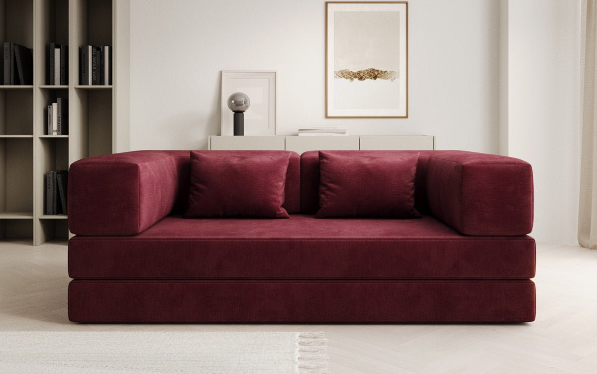 Designer Sofa Lazy 3-Seater in Velvet