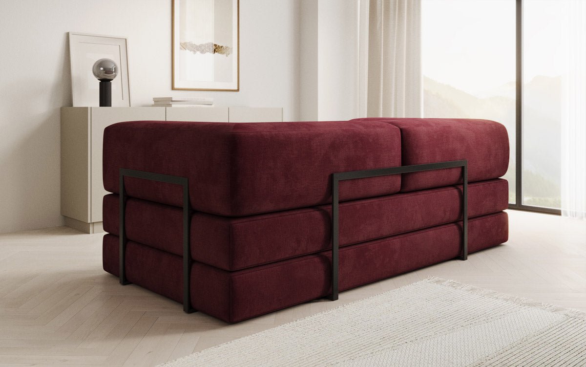 Designer Sofa Lazy 3-Seater in Velvet