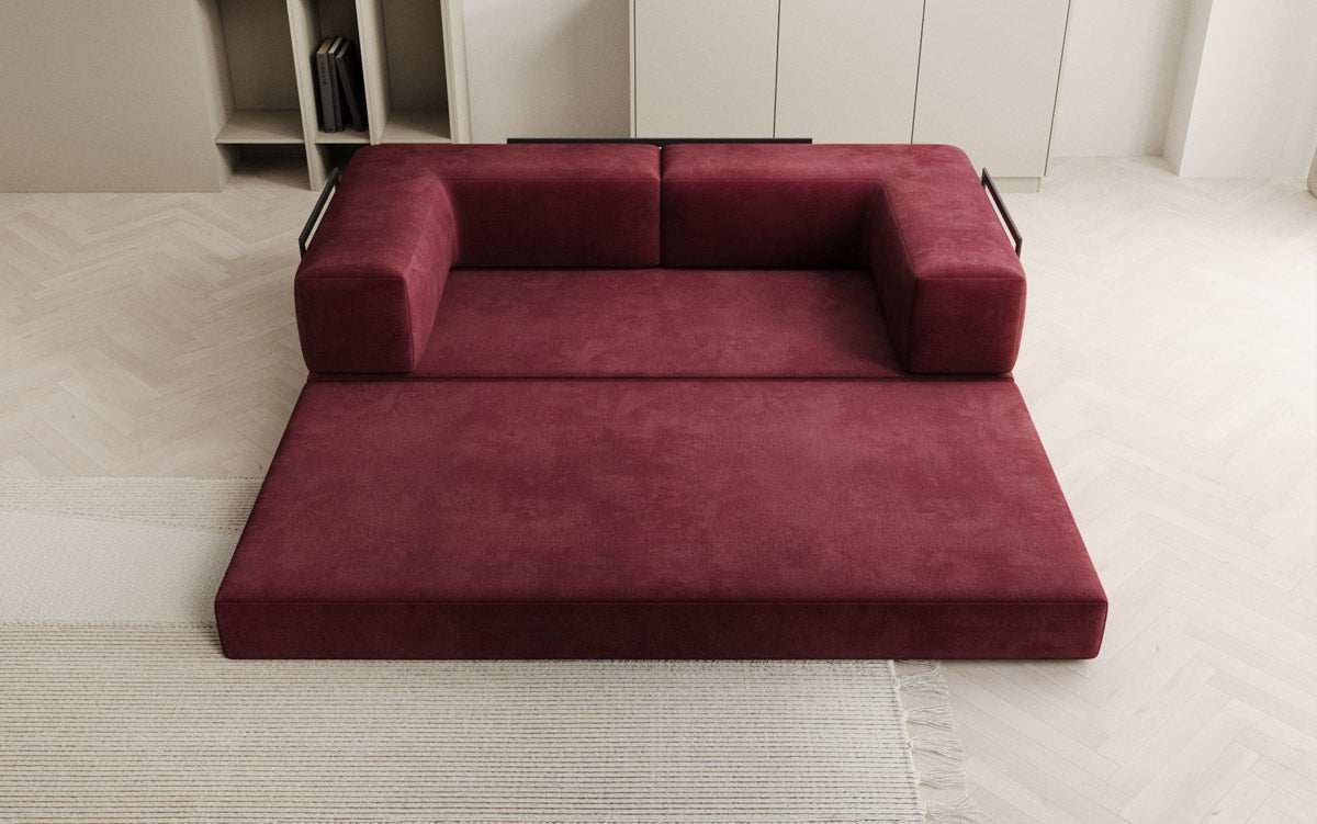 Designer Sofa Lazy 3-Seater in Velvet