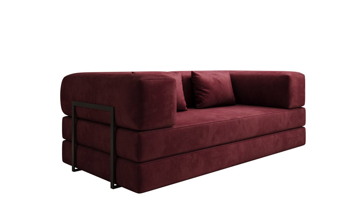 Designer Sofa Lazy 3-Seater in Velvet