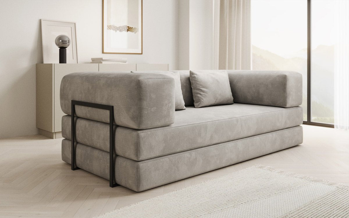 Designer Sofa Lazy 3-Seater in Velvet