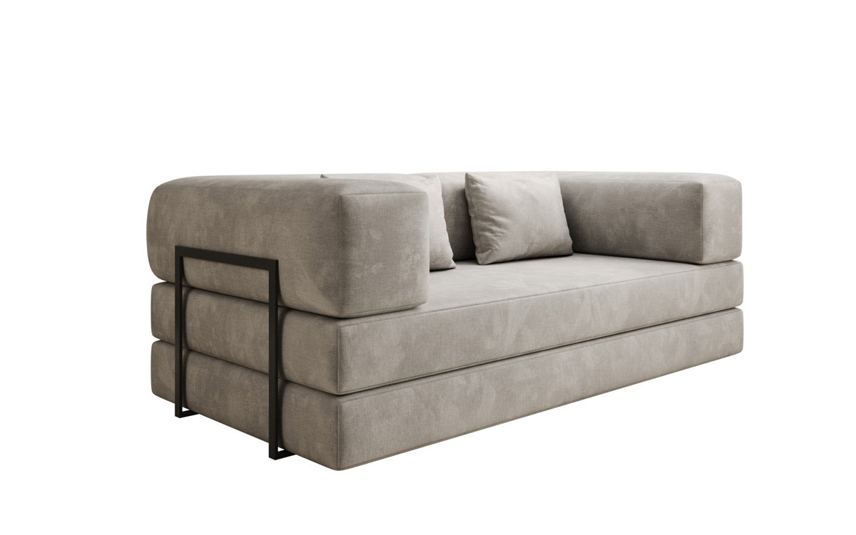 Designer Sofa Lazy 3-Seater in Velvet