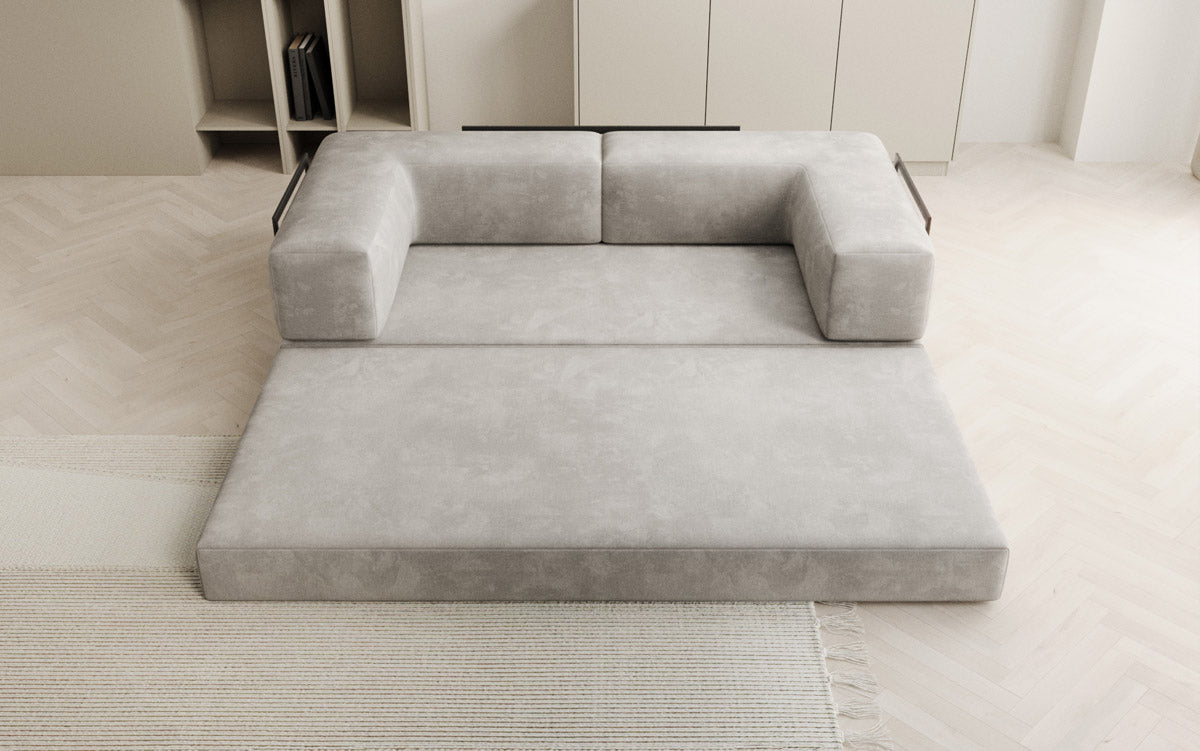 Designer Sofa Lazy 3-Seater in Velvet
