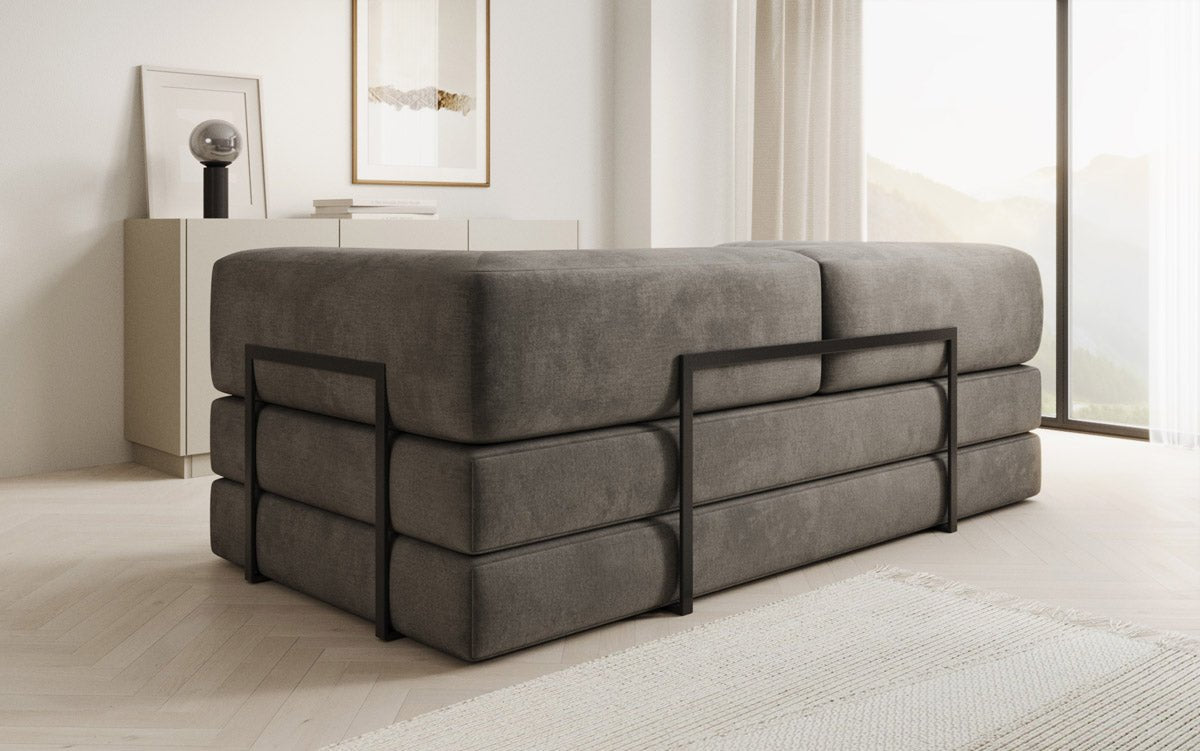 Designer Sofa Lazy 3-Seater in Velvet