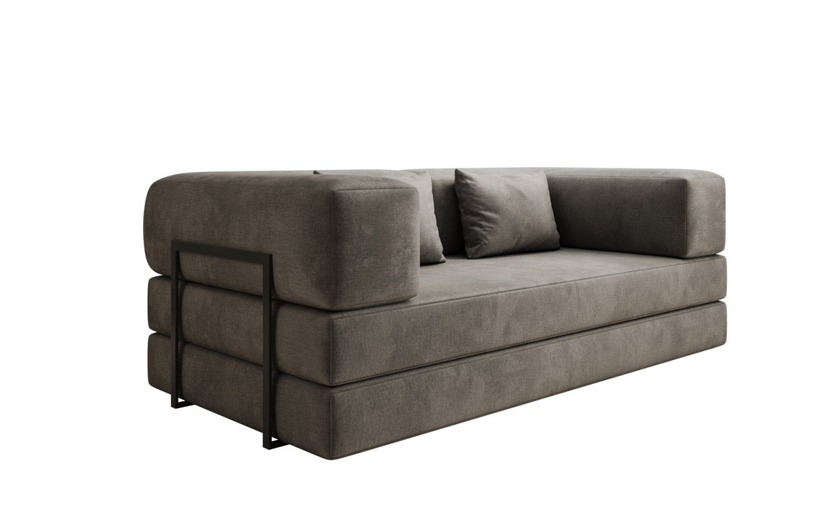 Designer Sofa Lazy 3-Seater in Velvet