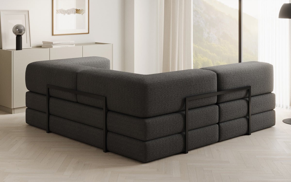 Designer Sofa Lazy L Mini in Bouclé