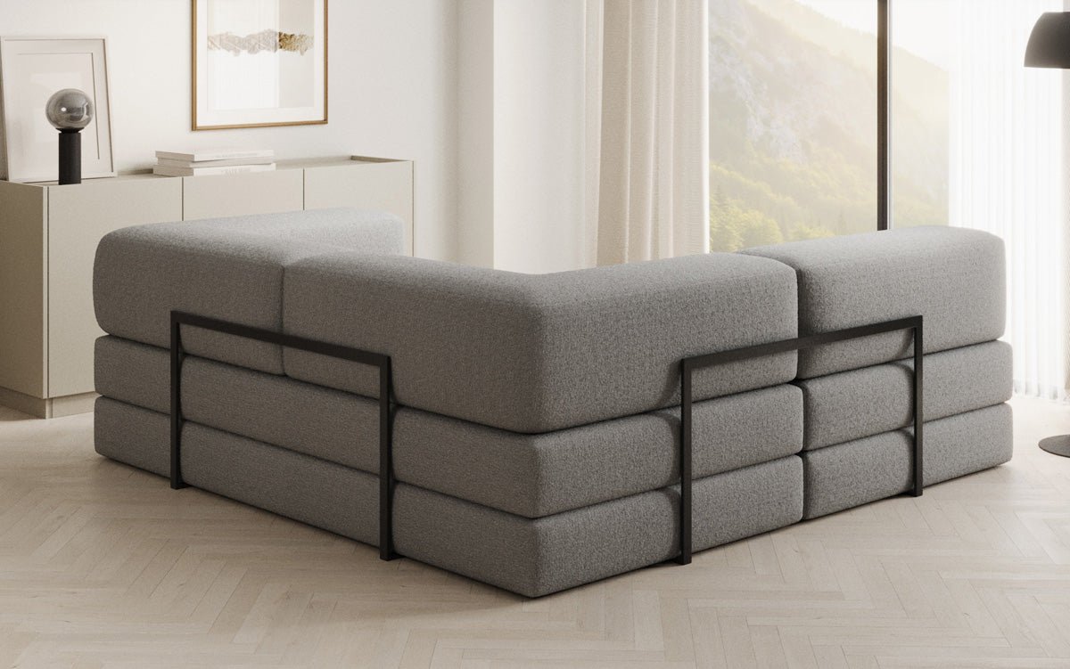 Designer Sofa Lazy L Mini in Bouclé