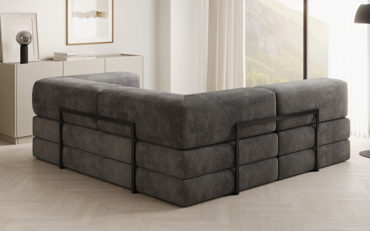 Designer Sofa Lazy L Mini in Corduroy