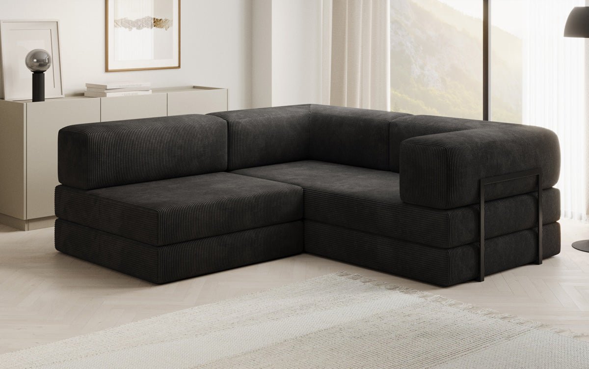 Designer Sofa Lazy L Mini in Corduroy