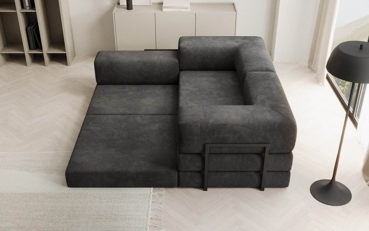 Designer Sofa Lazy L Mini in Corduroy