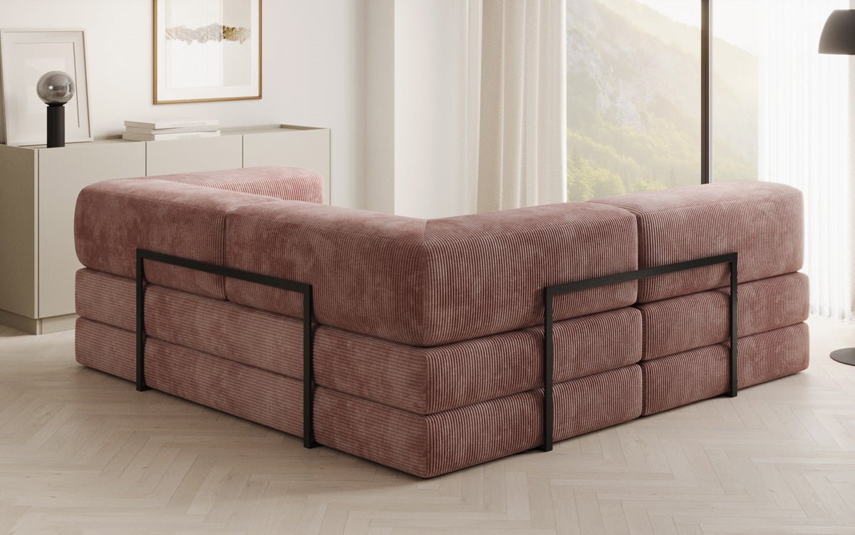Designer Sofa Lazy L Mini in Corduroy