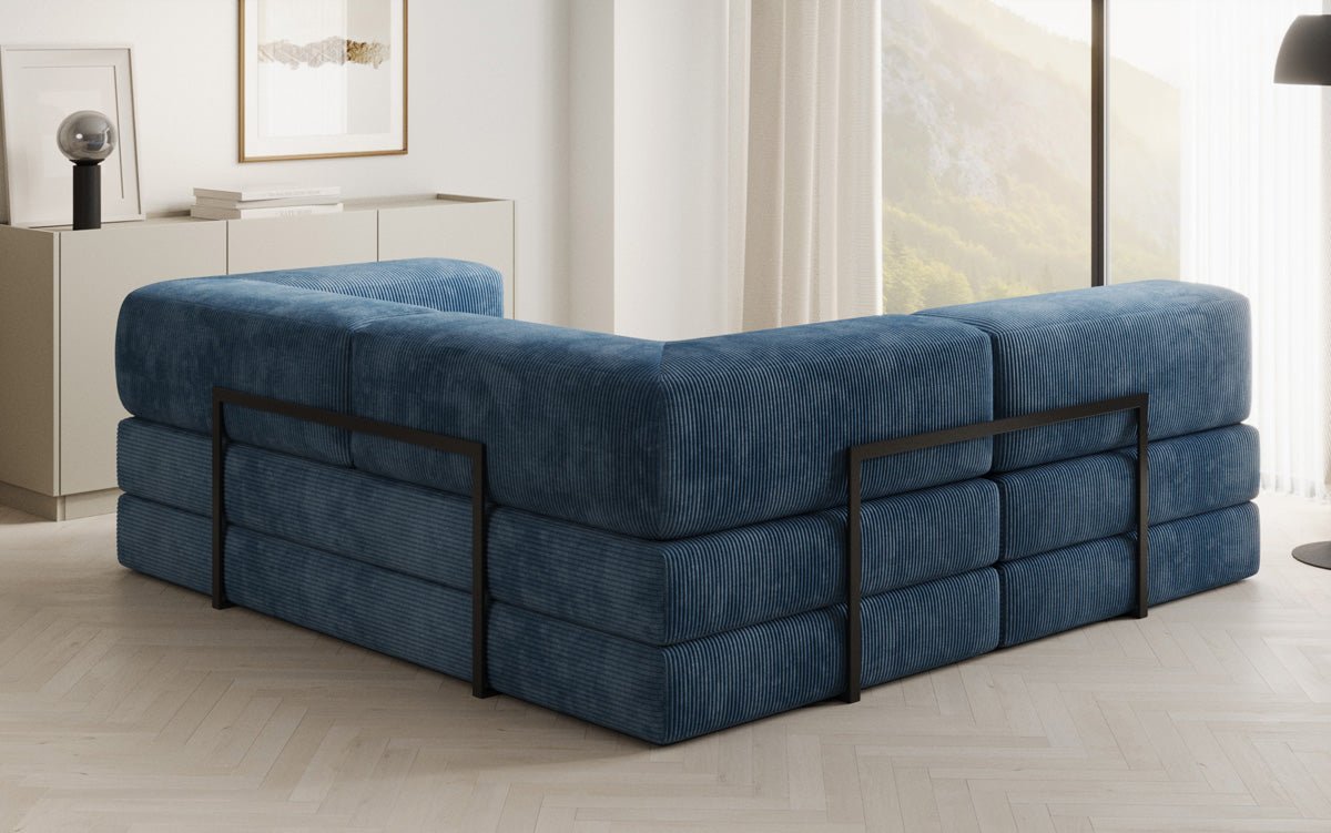 Designer Sofa Lazy L Mini in Corduroy