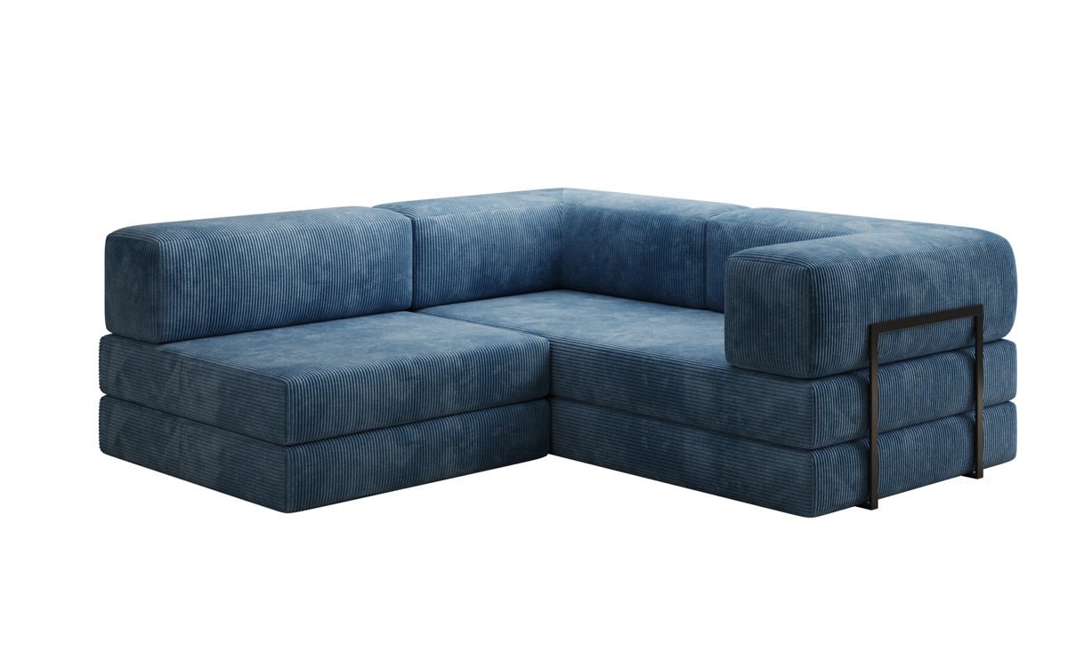 Designer Sofa Lazy L Mini in Corduroy