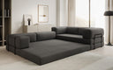 Designer Sofa Lazy L geschlossen in Bouclé