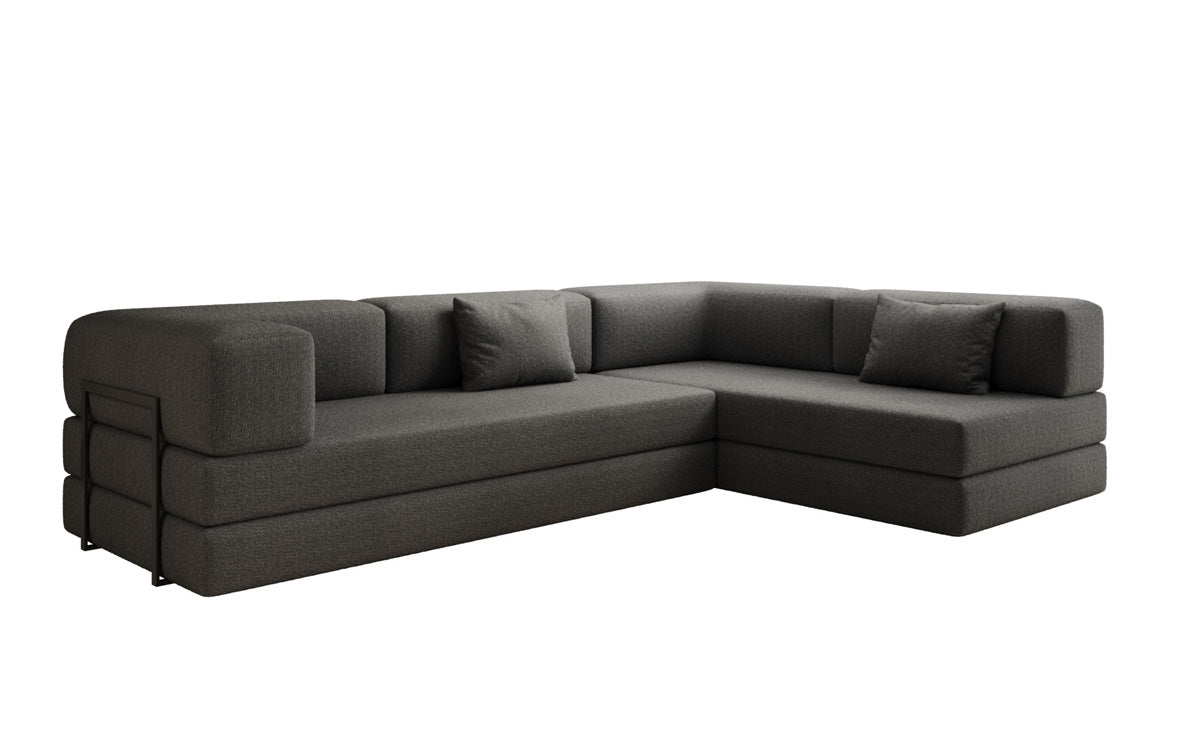 Designer Sofa Lazy L in Bouclé