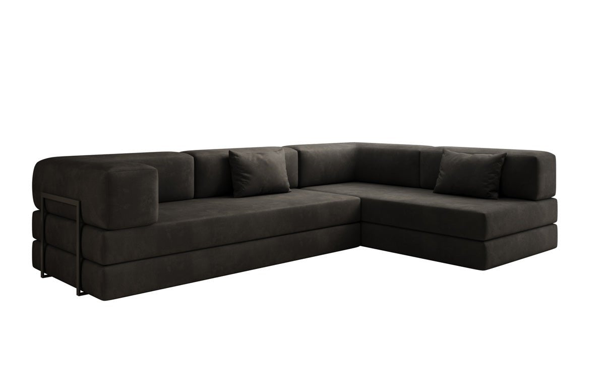 Designer Sofa Lazy L in Velvet