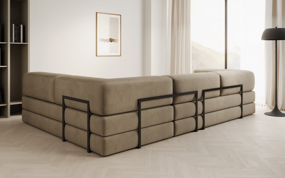 Designer Sofa Lazy L in Velvet