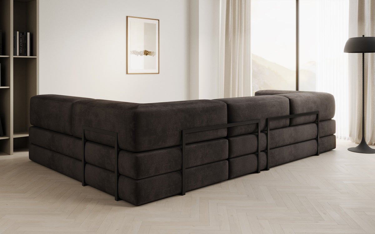Designer Sofa Lazy L in Velvet