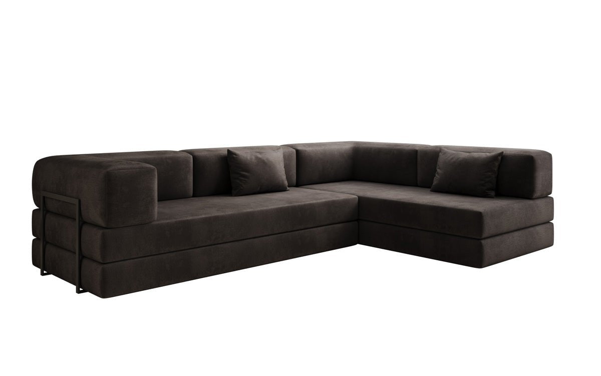 Designer Sofa Lazy L in Velvet