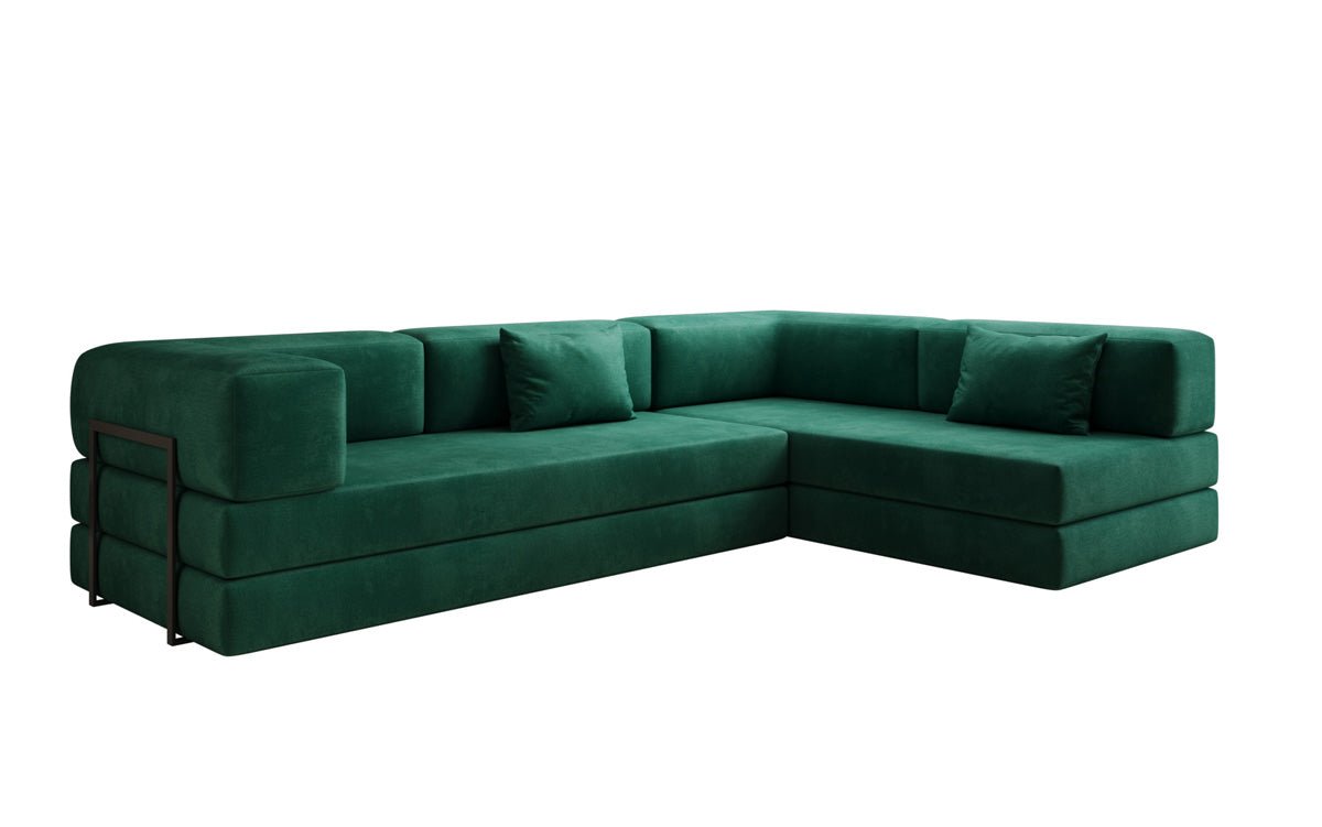Designer Sofa Lazy L in Velvet