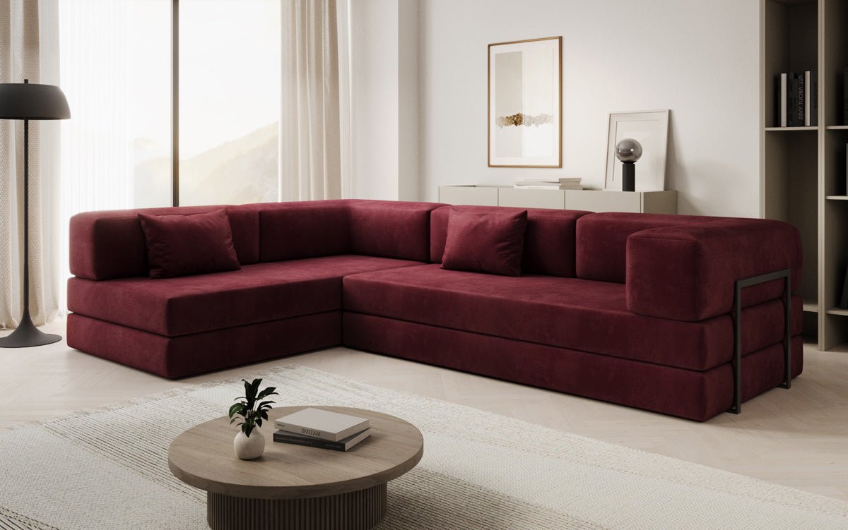 Designer Sofa Lazy L in Velvet