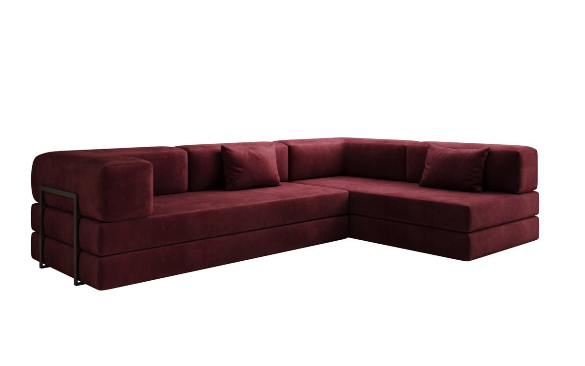 Designer Sofa Lazy L in Velvet