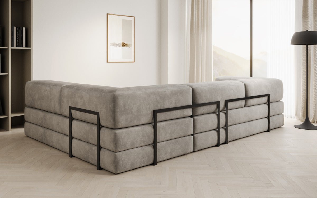 Designer Sofa Lazy L in Velvet