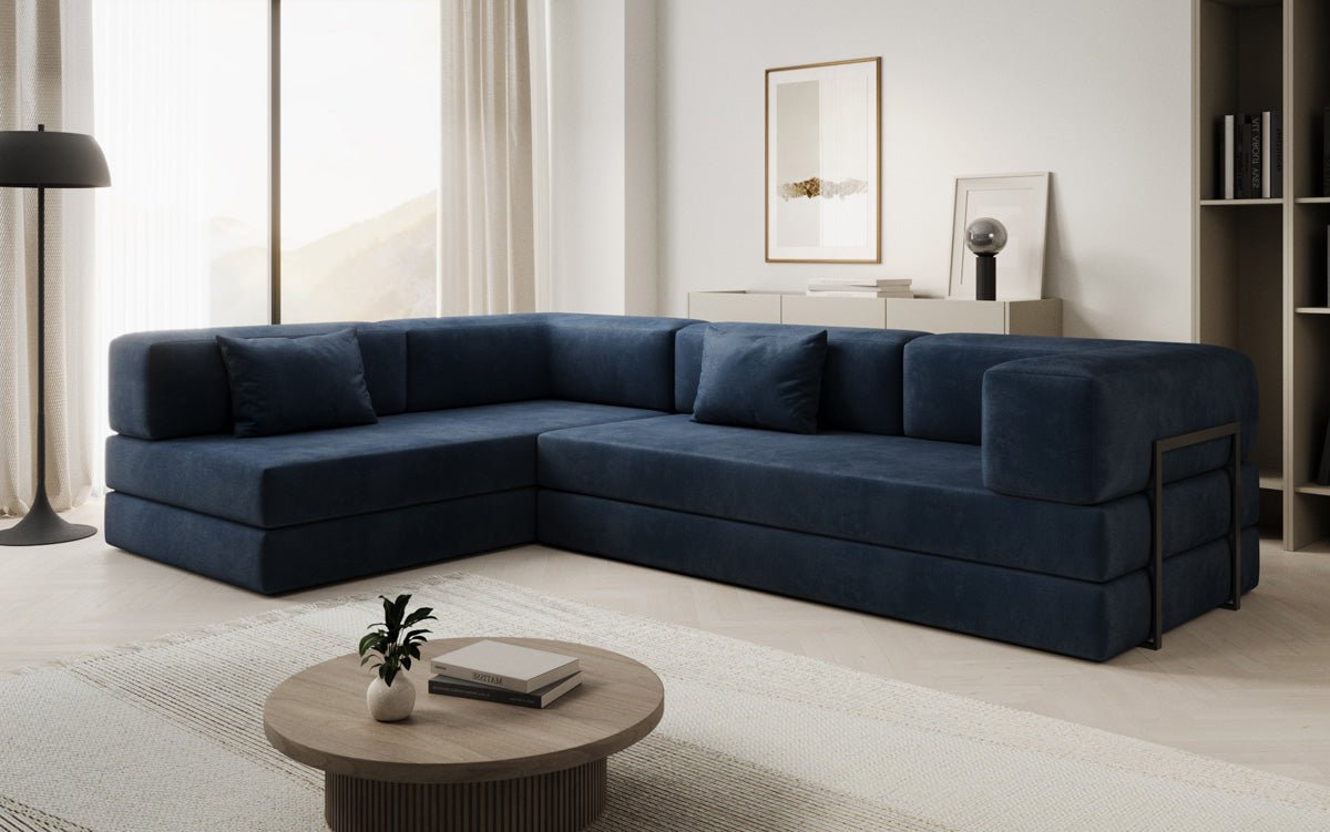 Designer Sofa Lazy L in Velvet