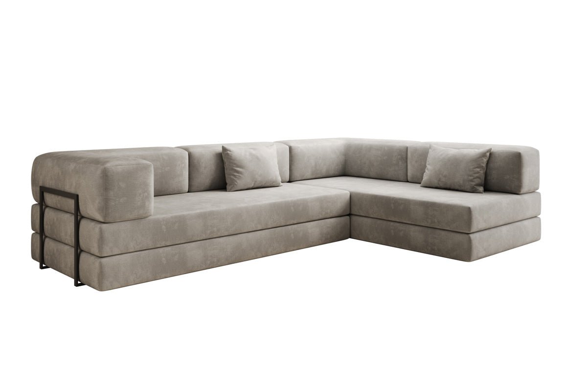 Designer Sofa Lazy L in Velvet