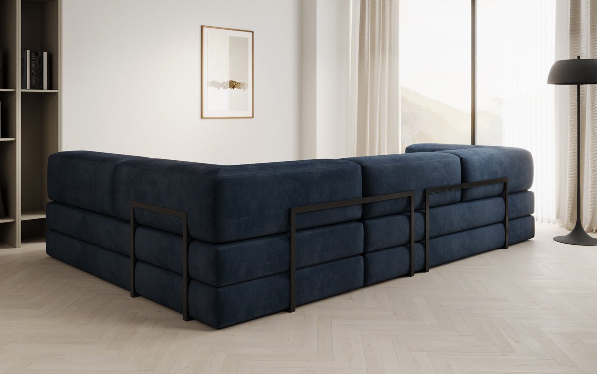 Designer Sofa Lazy L in Velvet