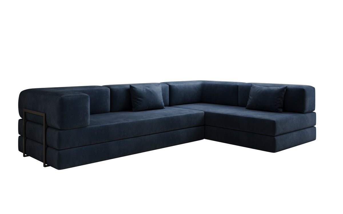 Designer Sofa Lazy L in Velvet