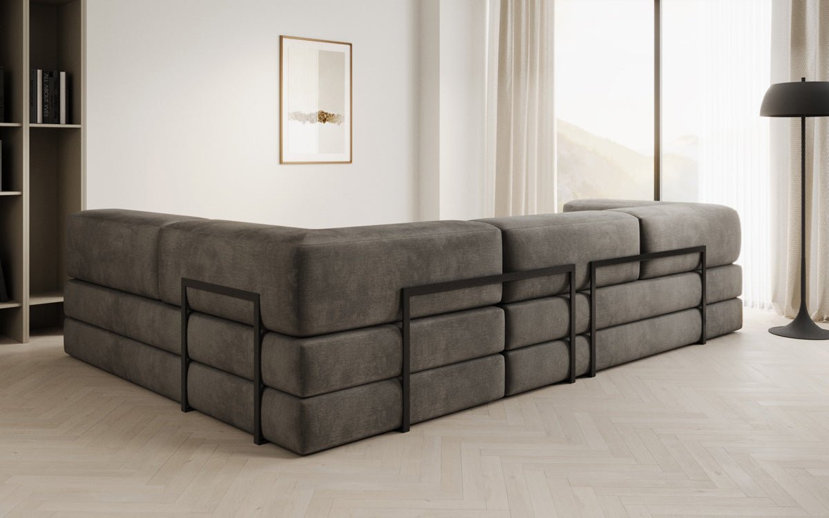 Designer Sofa Lazy L in Velvet