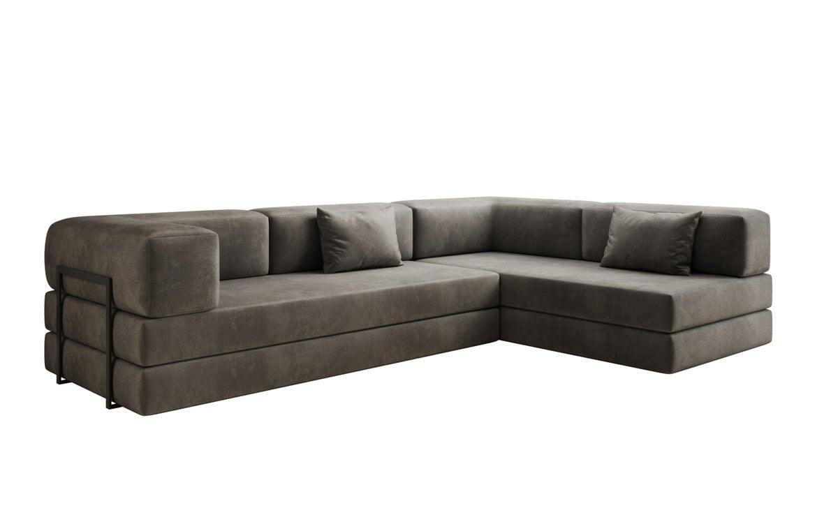 Designer Sofa Lazy L in Velvet