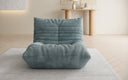 Designer sofa armchair Calmo in Corduroy