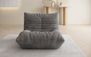 Designer sofa armchair Calmo in Corduroy