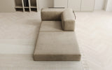 Designer Sofa-Sessel Lazy in Samt
