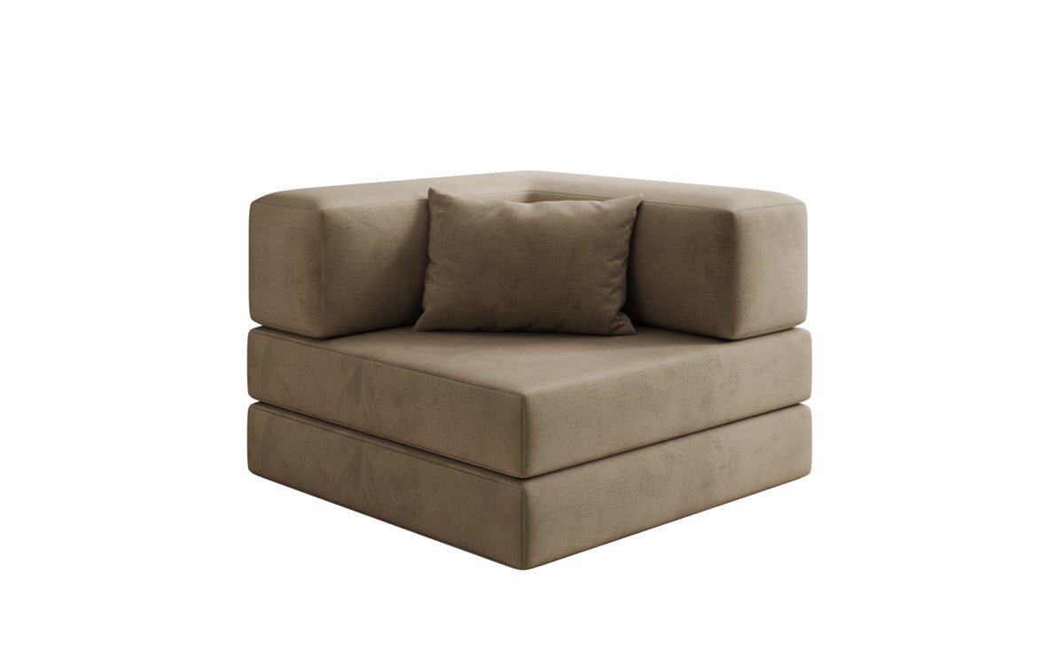 Designer Velvet Sofa Chair Lazy