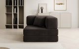 Designer Sofa-Sessel Lazy in Samt