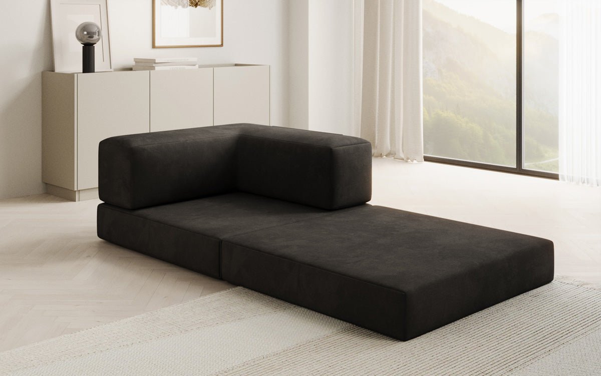 Designer Velvet Sofa Chair Lazy