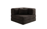 Designer Sofa-Sessel Lazy in Samt