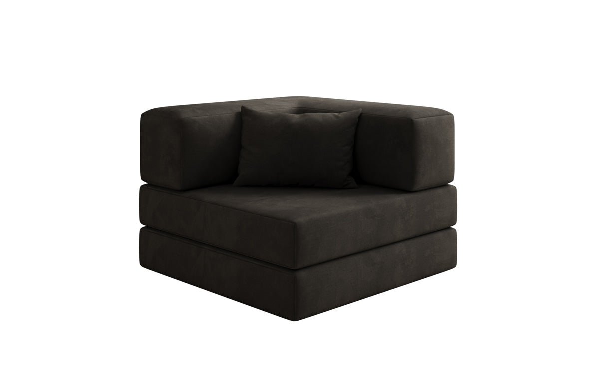 Designer Velvet Sofa Chair Lazy