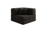 Designer Sofa-Sessel Lazy in Samt